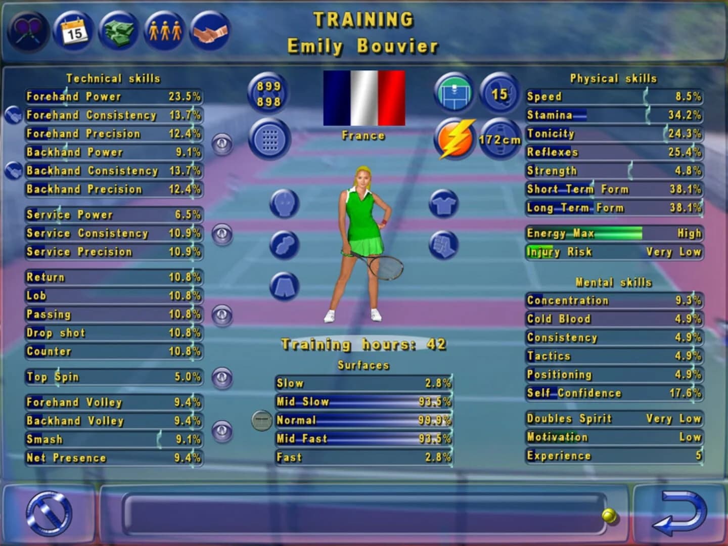Tennis Elbow Manager screenshot 2