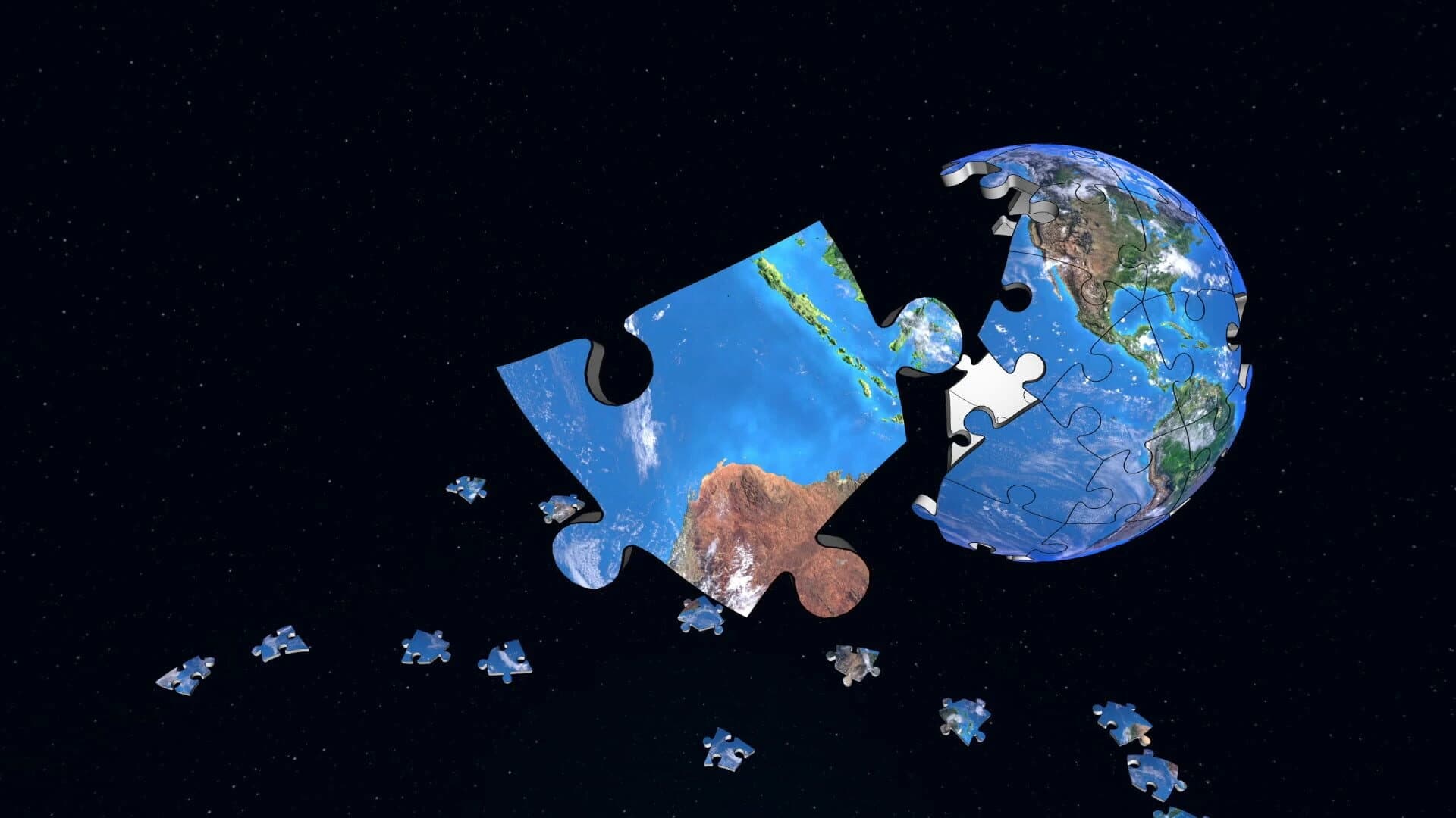 Terra Puzzle 3D screenshot 1