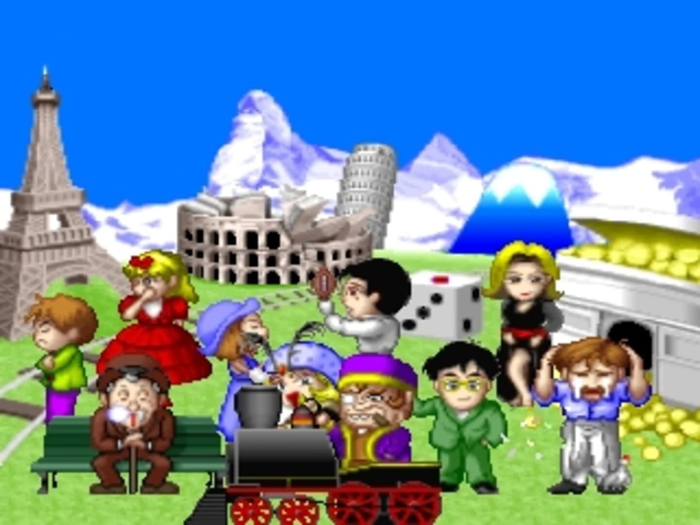 Tetsudou-ou '96: Ikuze Okuban Chouja screenshot 1