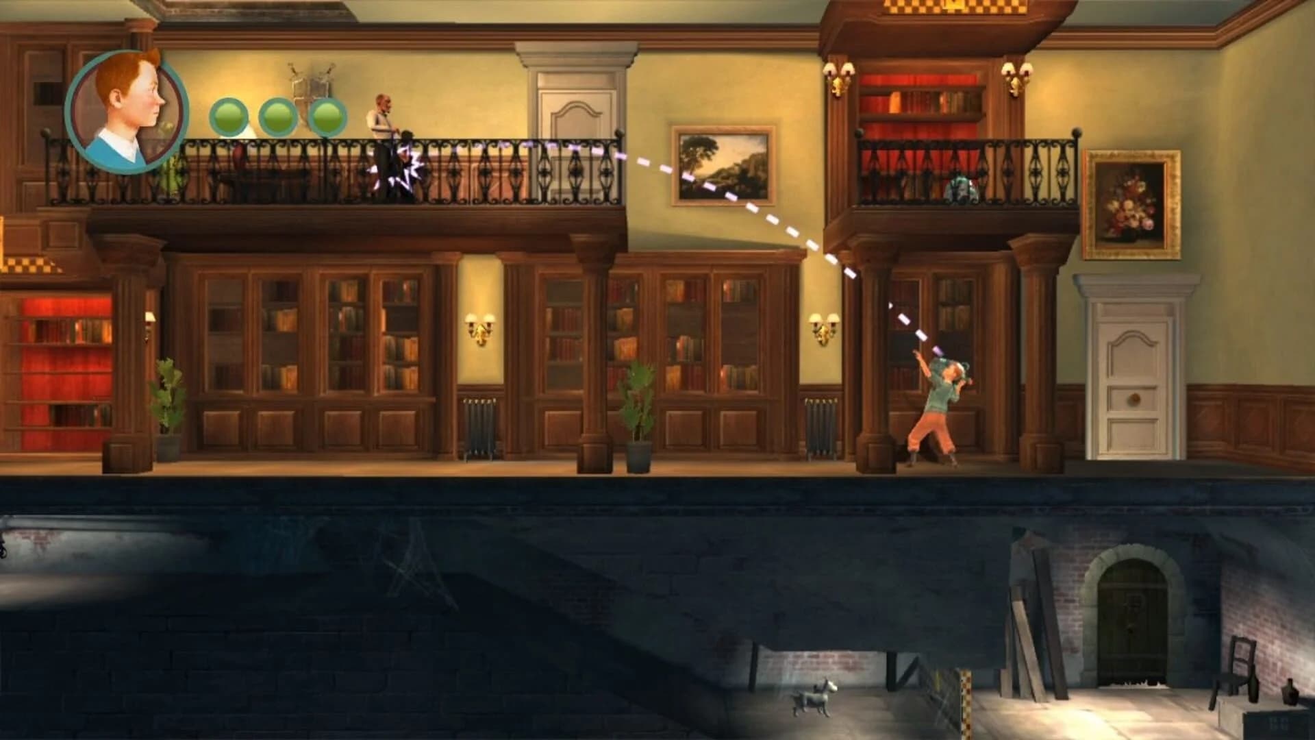 The Adventures of Tintin: The Game screenshot 1