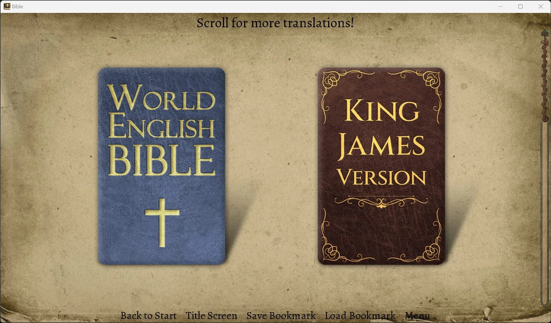 The Bible screenshot 2