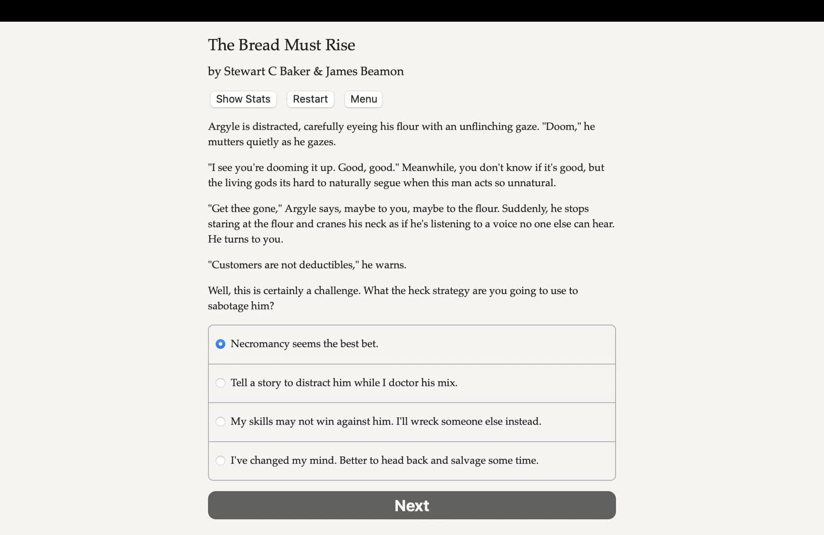 The Bread Must Rise screenshot 2