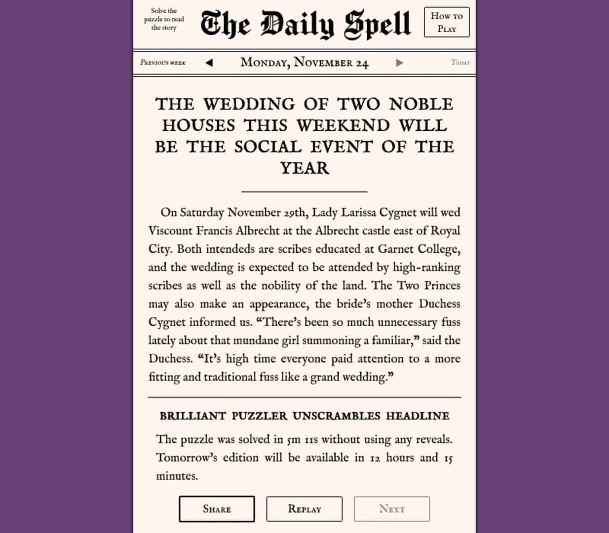 The Daily Spell screenshot 5