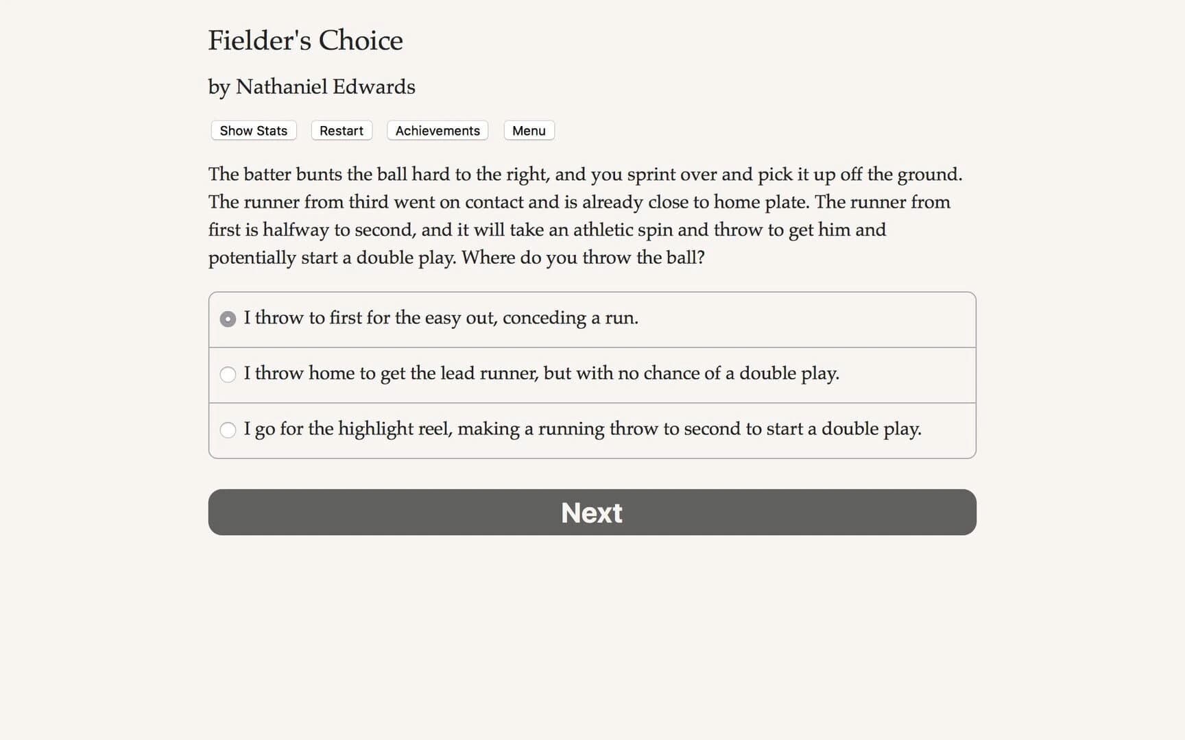 The Fielder's Choice screenshot 4