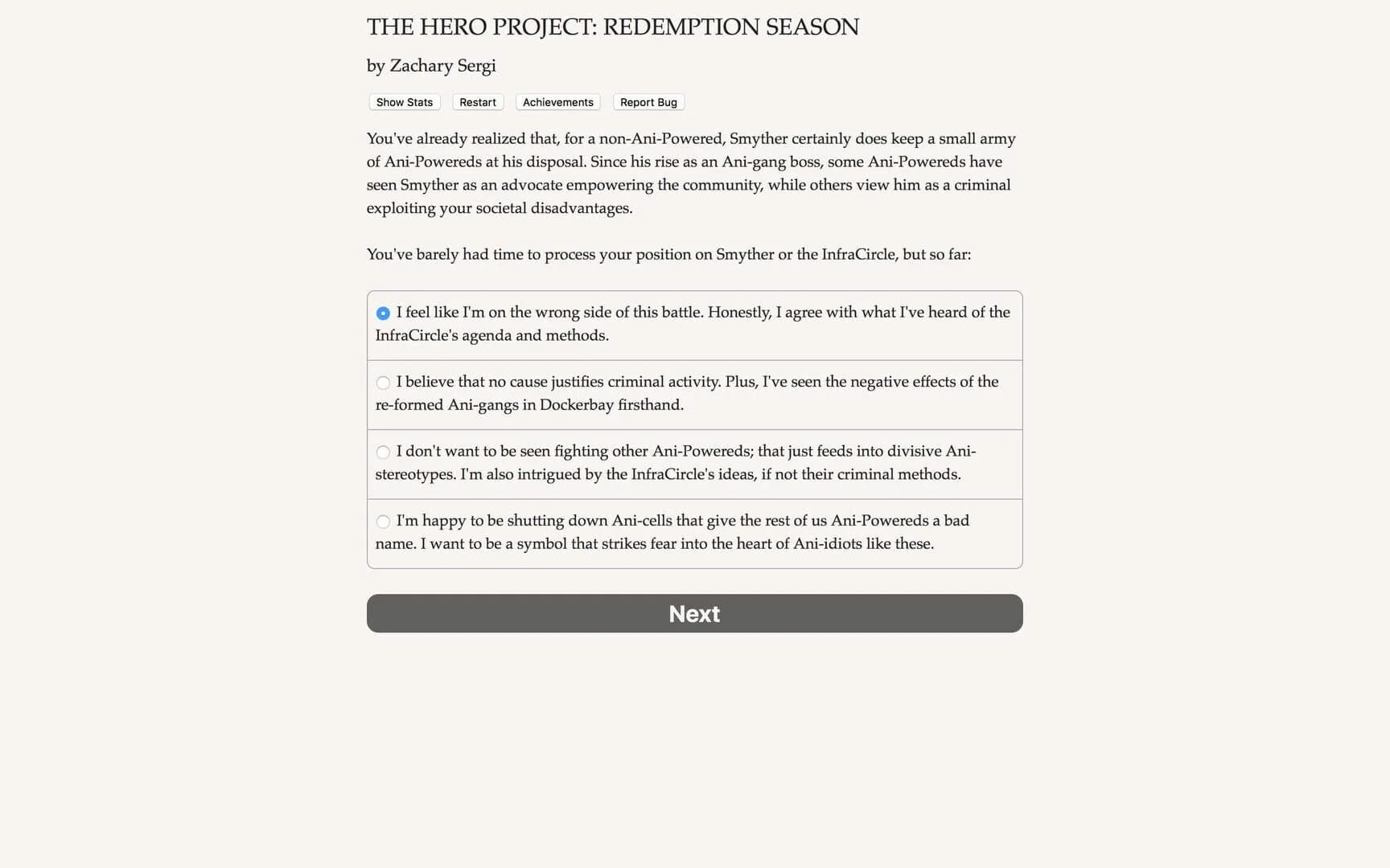 The Hero Project: Redemption Season screenshot 1