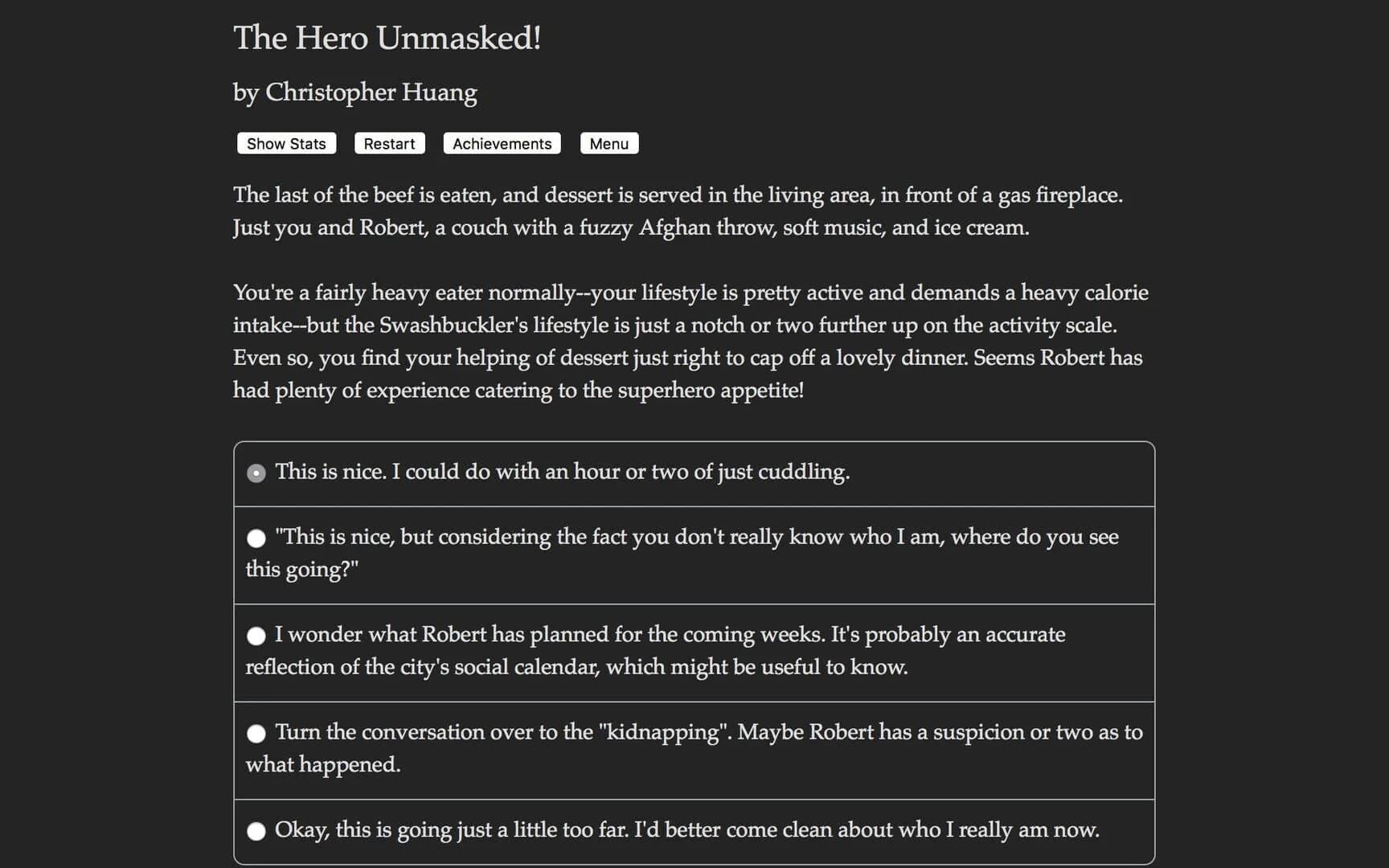 The Hero Unmasked! screenshot 1