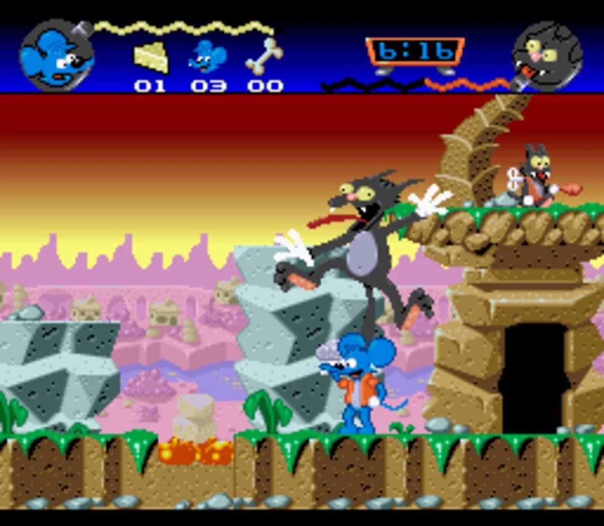 The Itchy & Scratchy Game screenshot 1