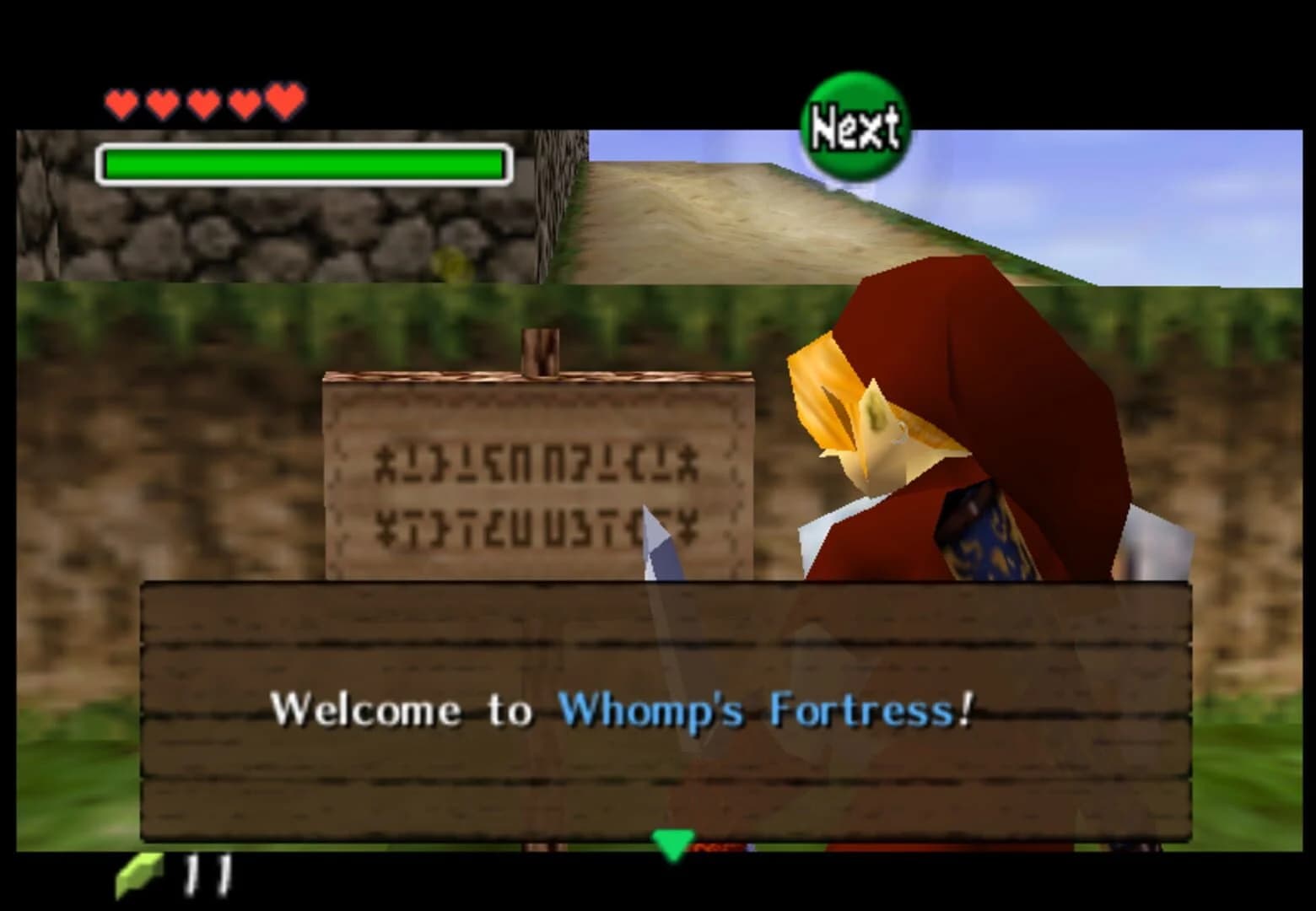 The Legend of Zelda: Whomp's Fortress screenshot 1