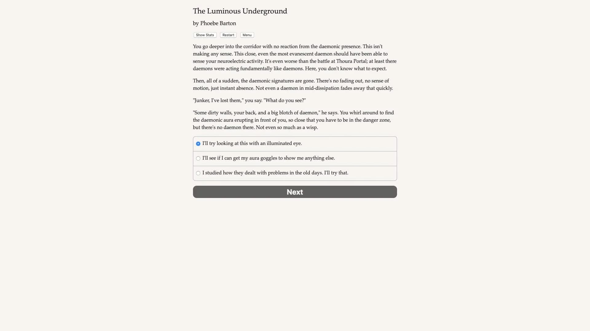 The Luminous Underground screenshot 2