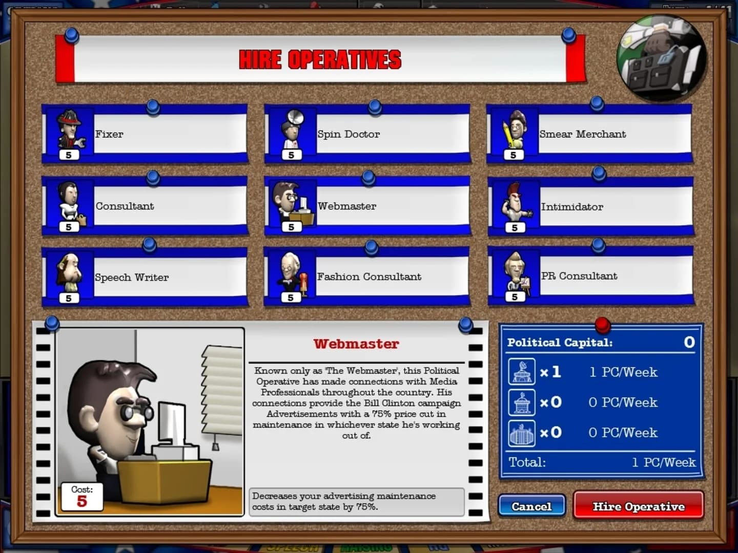The Political Machine 2008 screenshot 1