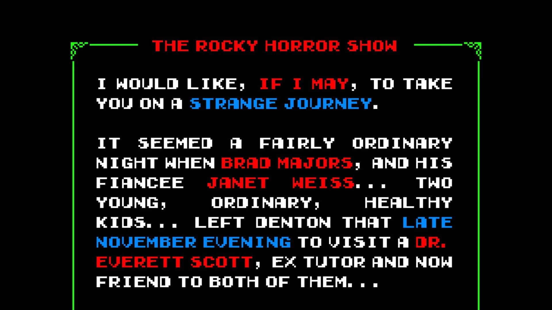 The Rocky Horror Show Video Game screenshot 2