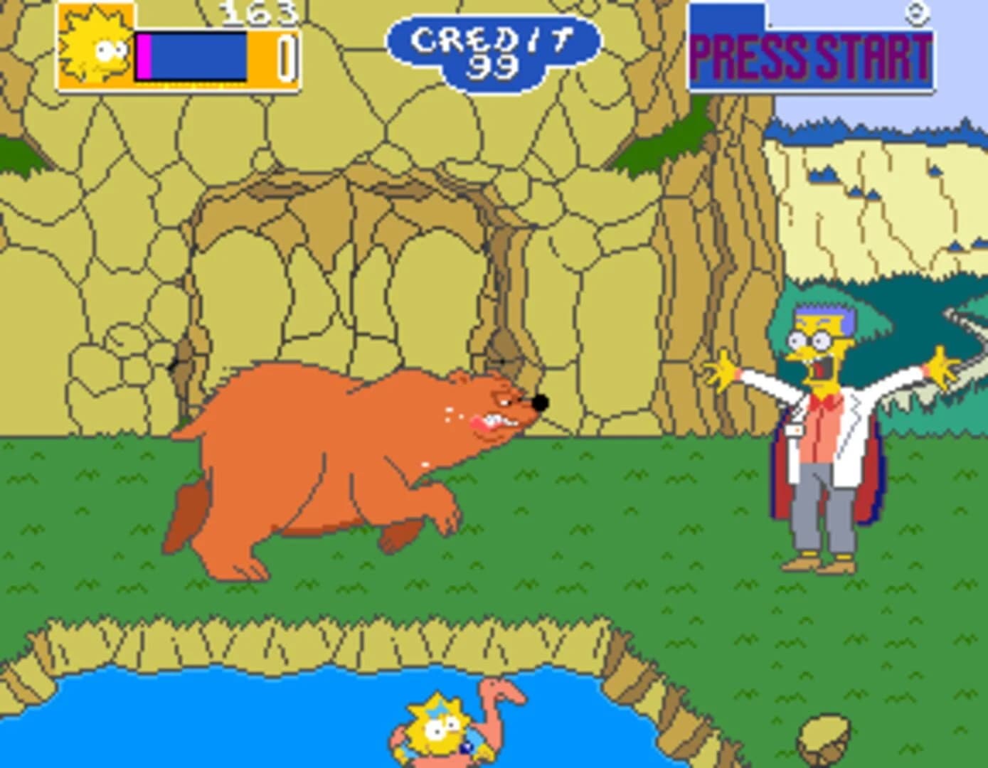 The Simpsons Arcade Game screenshot 1