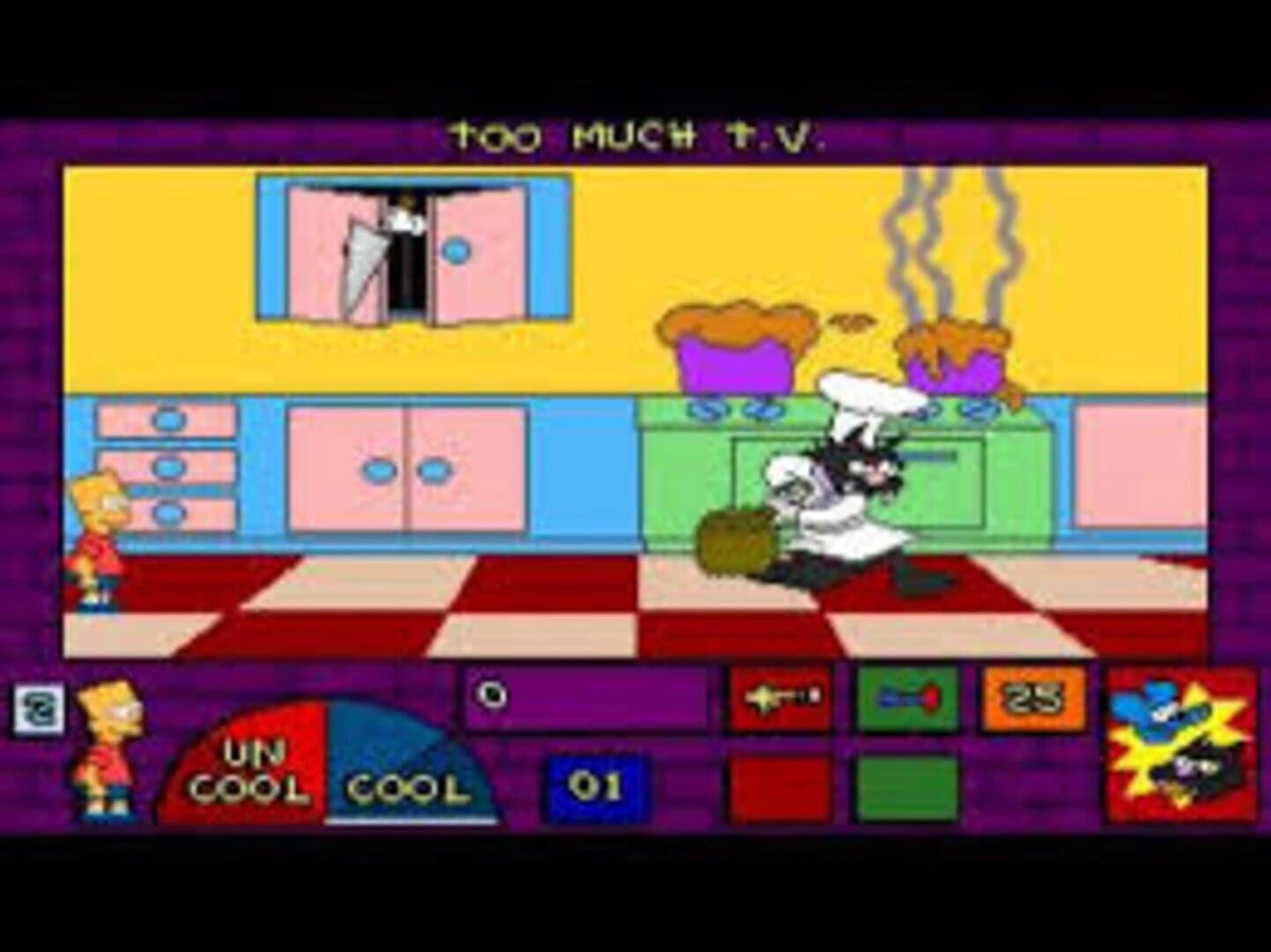 The Simpsons: Bart's House of Weirdness screenshot 13