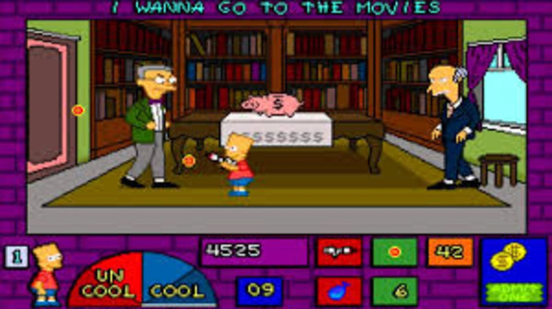 The Simpsons: Bart's House of Weirdness screenshot 12