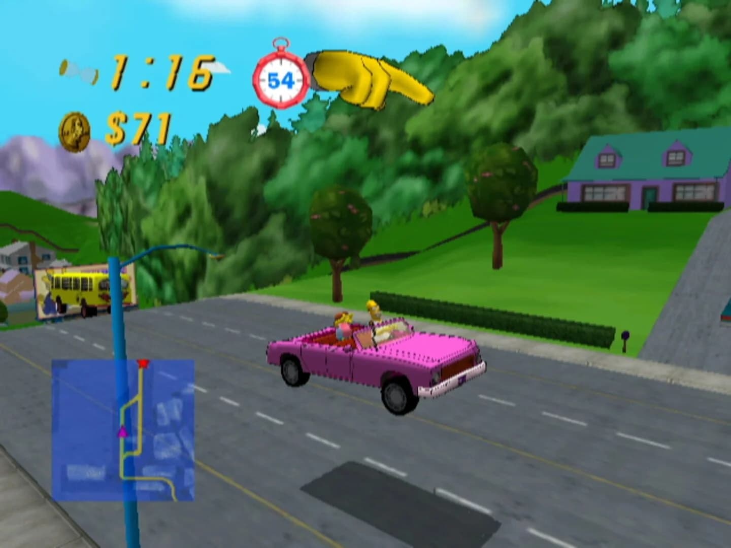 The Simpsons: Road Rage screenshot 5