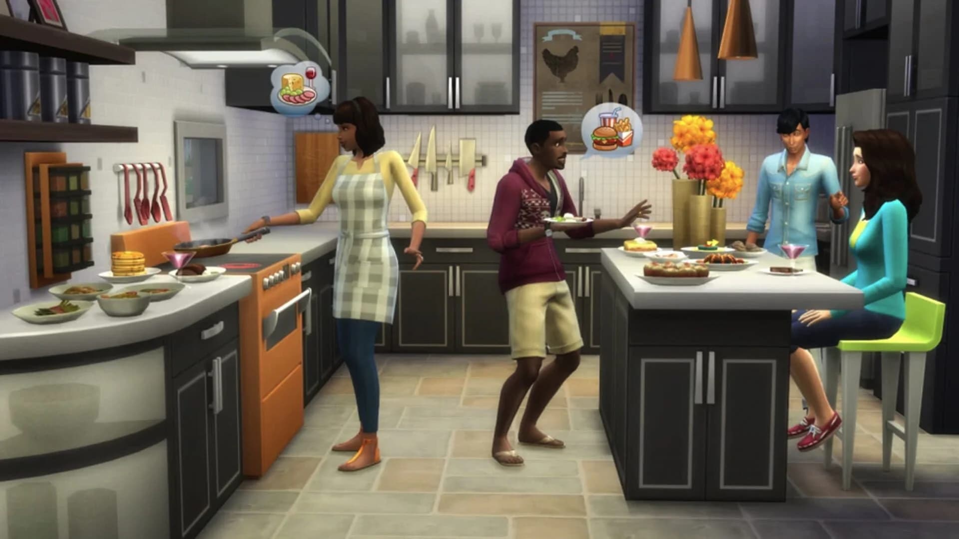 The Sims 4: Cool Kitchen Stuff screenshot 3