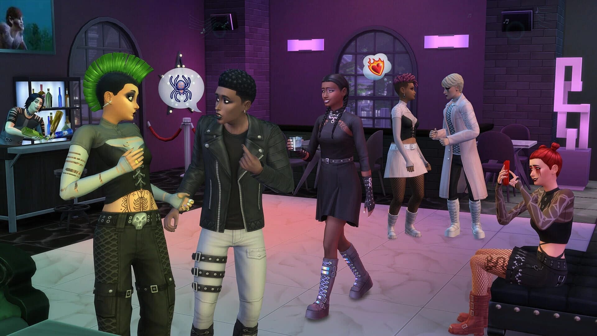 The Sims 4: Goth Galore Kit screenshot 1