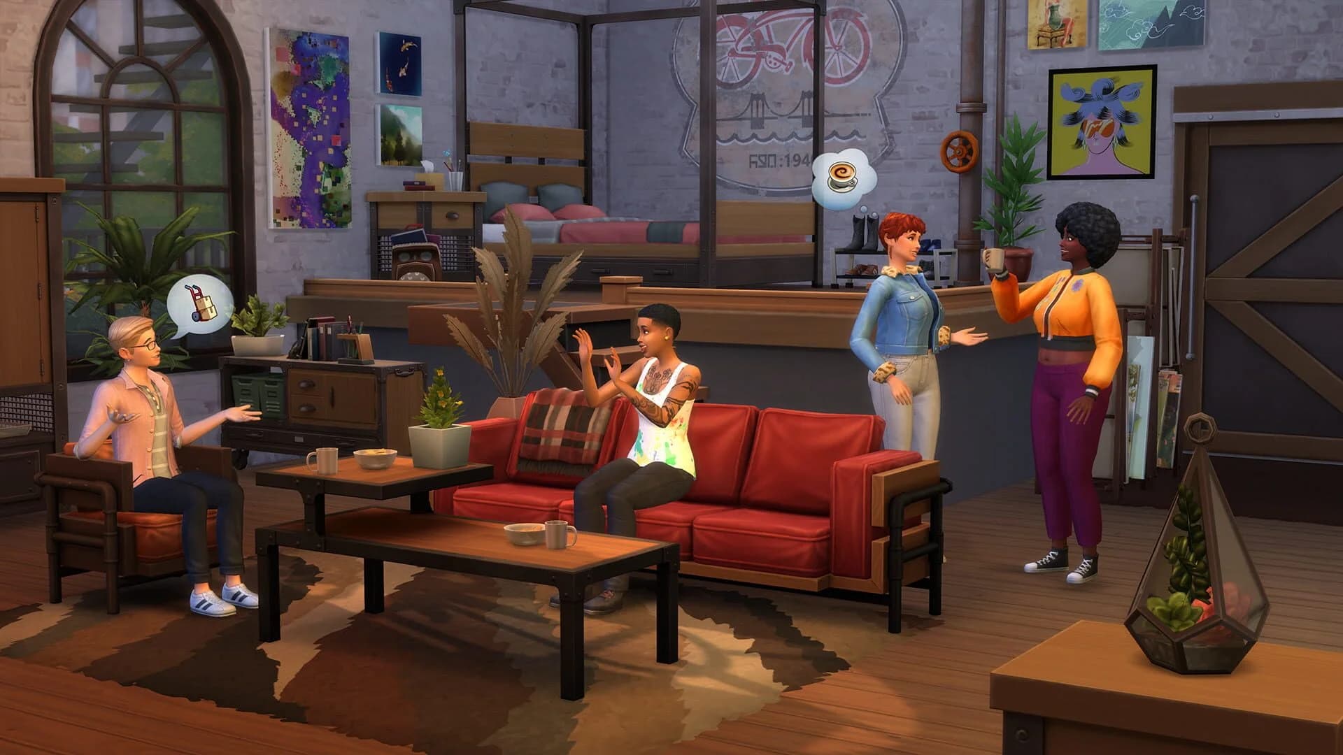 The Sims 4: Industrial Loft Kit screenshot 1