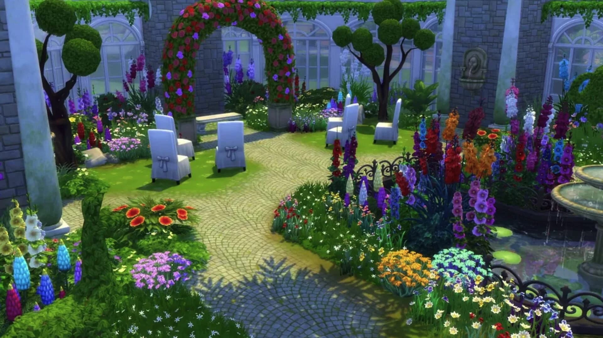 The Sims 4: Romantic Garden Stuff screenshot 2