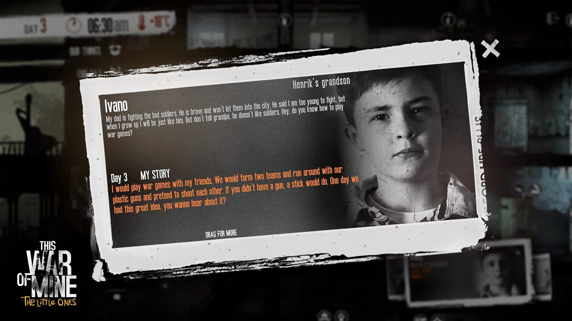 This War of Mine: The Little Ones screenshot 4
