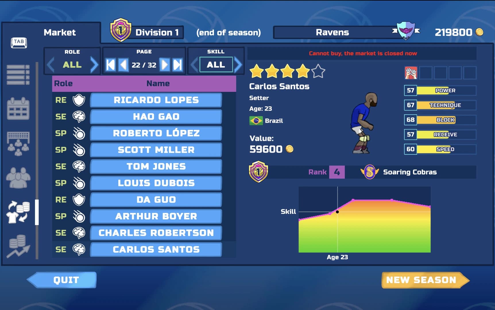 Thunder Spikes Volleyball screenshot 3