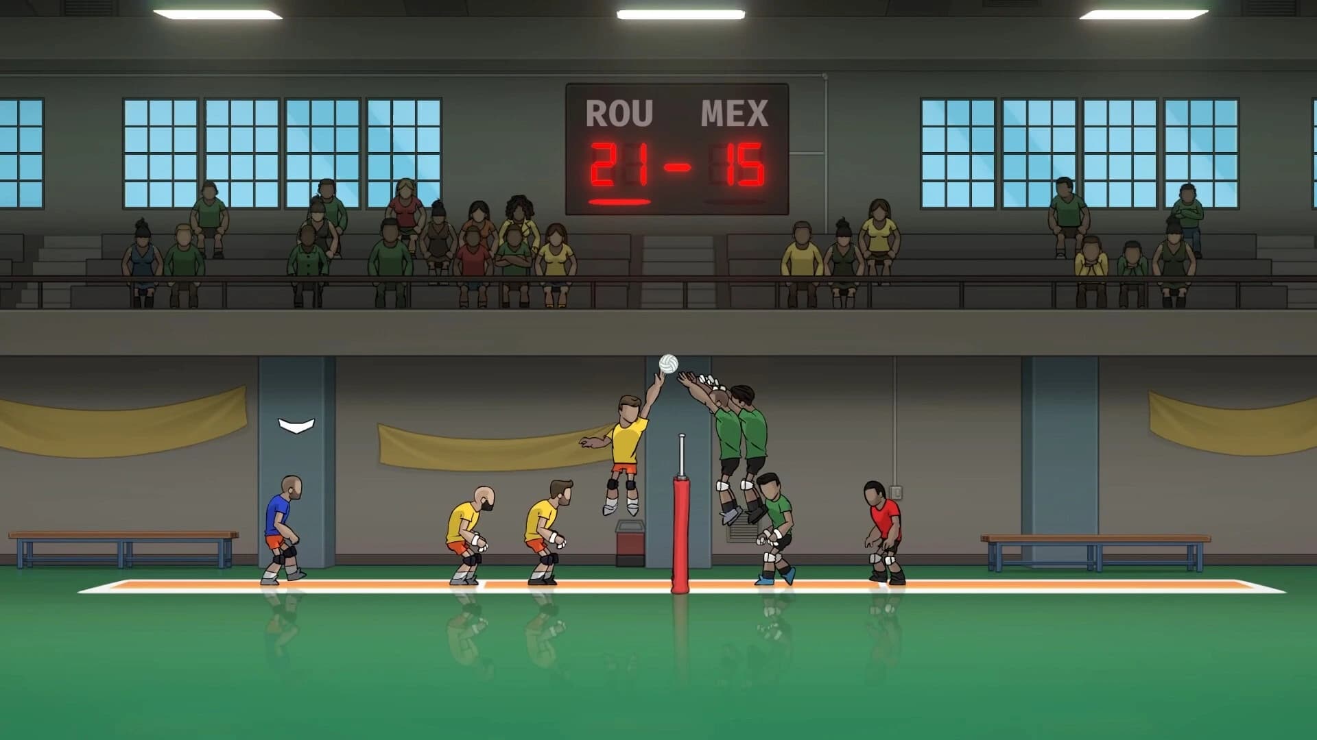 Thunder Spikes Volleyball screenshot 2