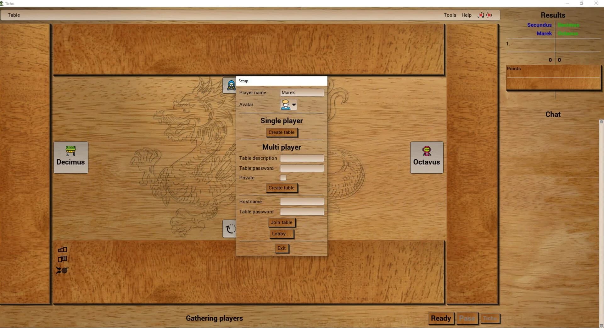 Tichu screenshot 1