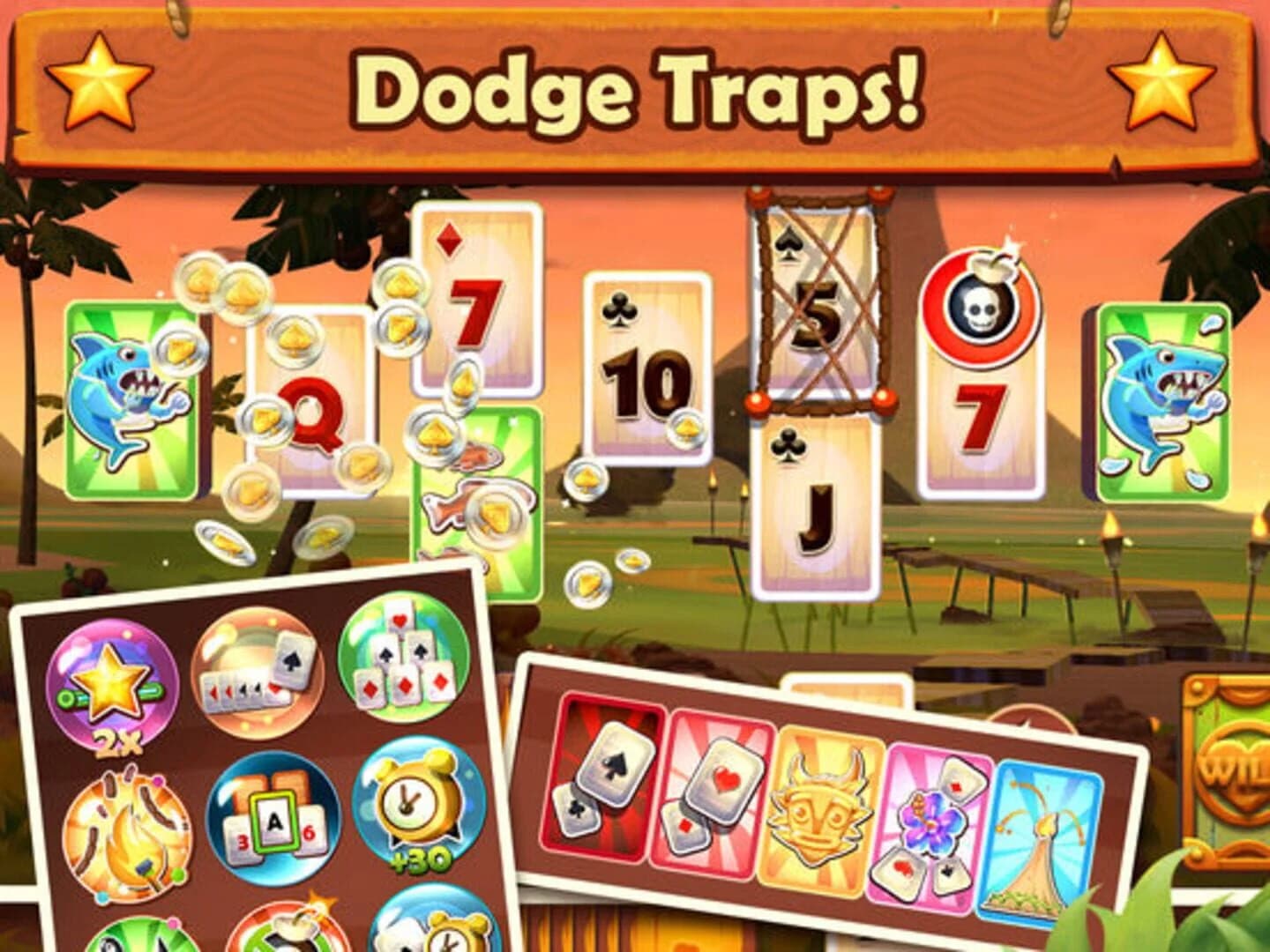 Tiki Solitaire TriPeaks screenshot 4