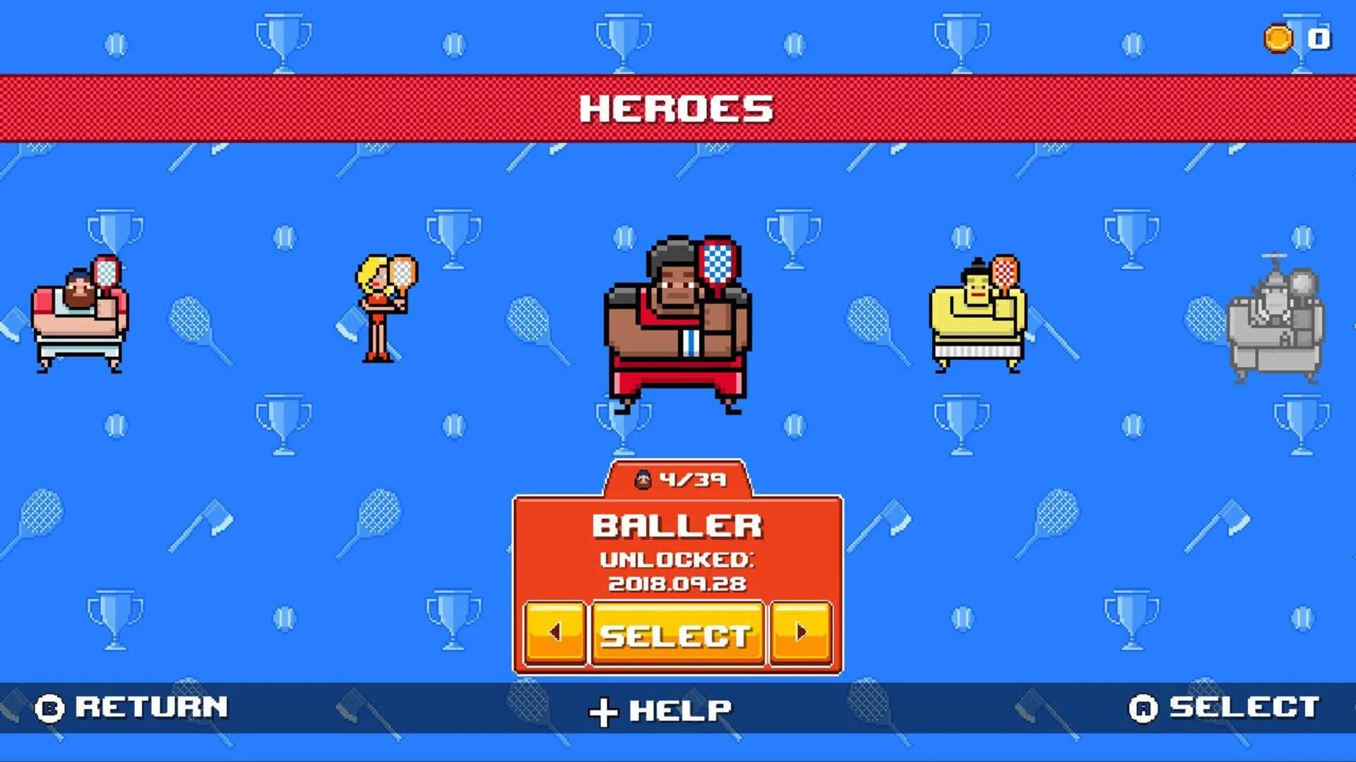 Timber Tennis: Versus screenshot 2