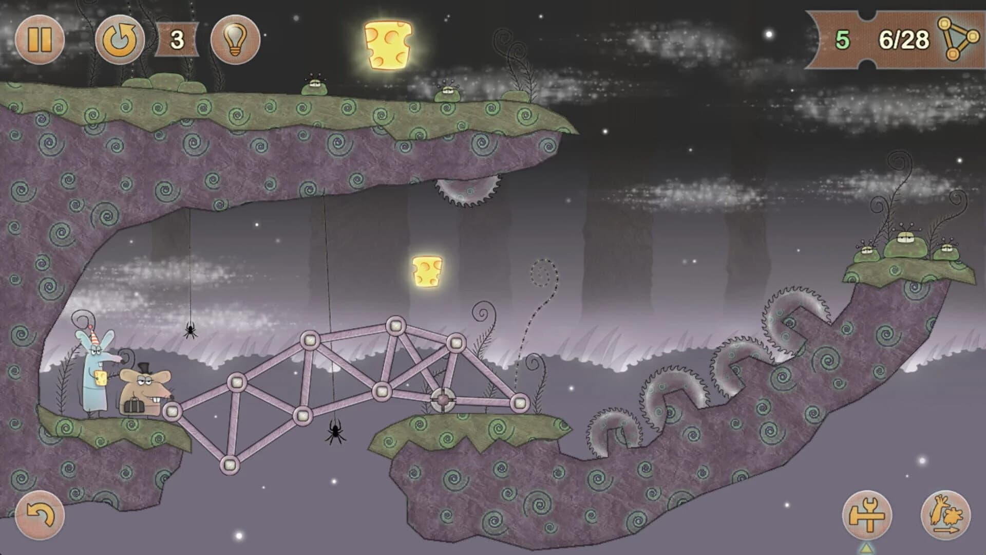 Tiny Bridge: Ratventure screenshot 2