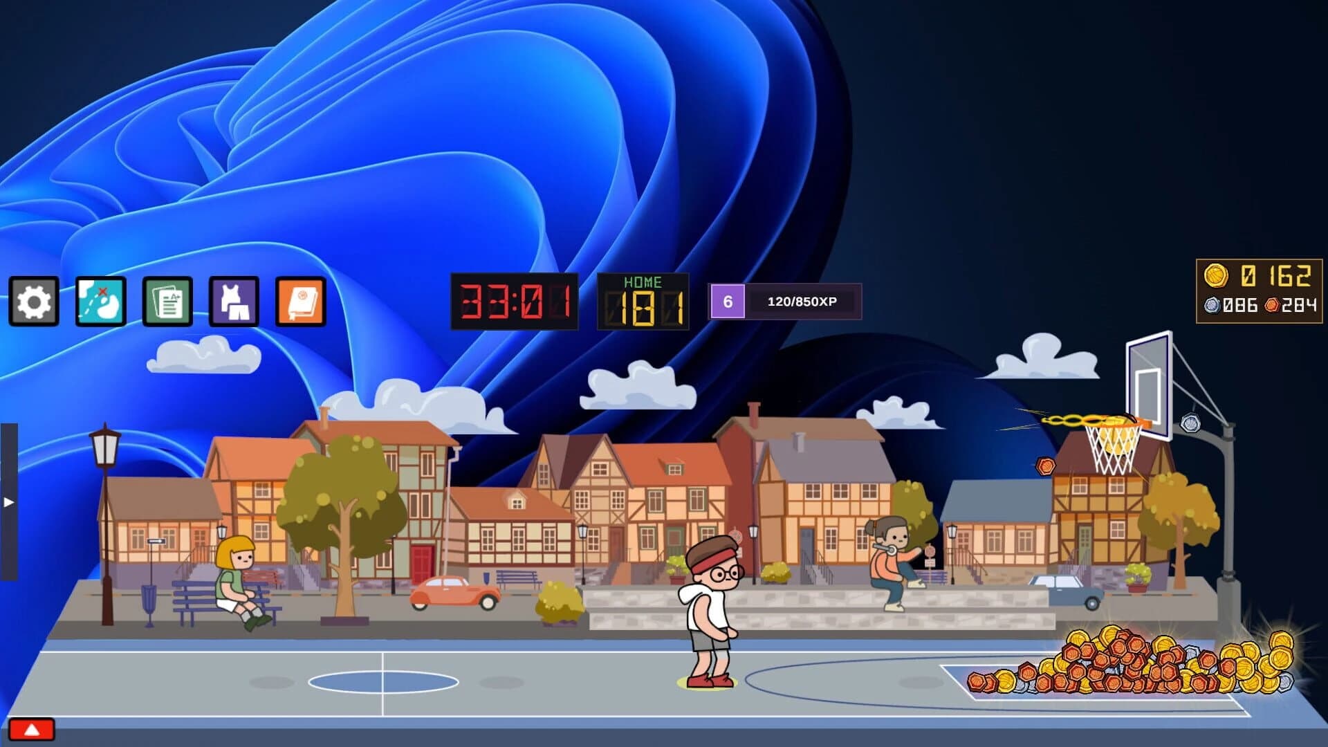 Tiny Hoops: Idle Shooter screenshot 1