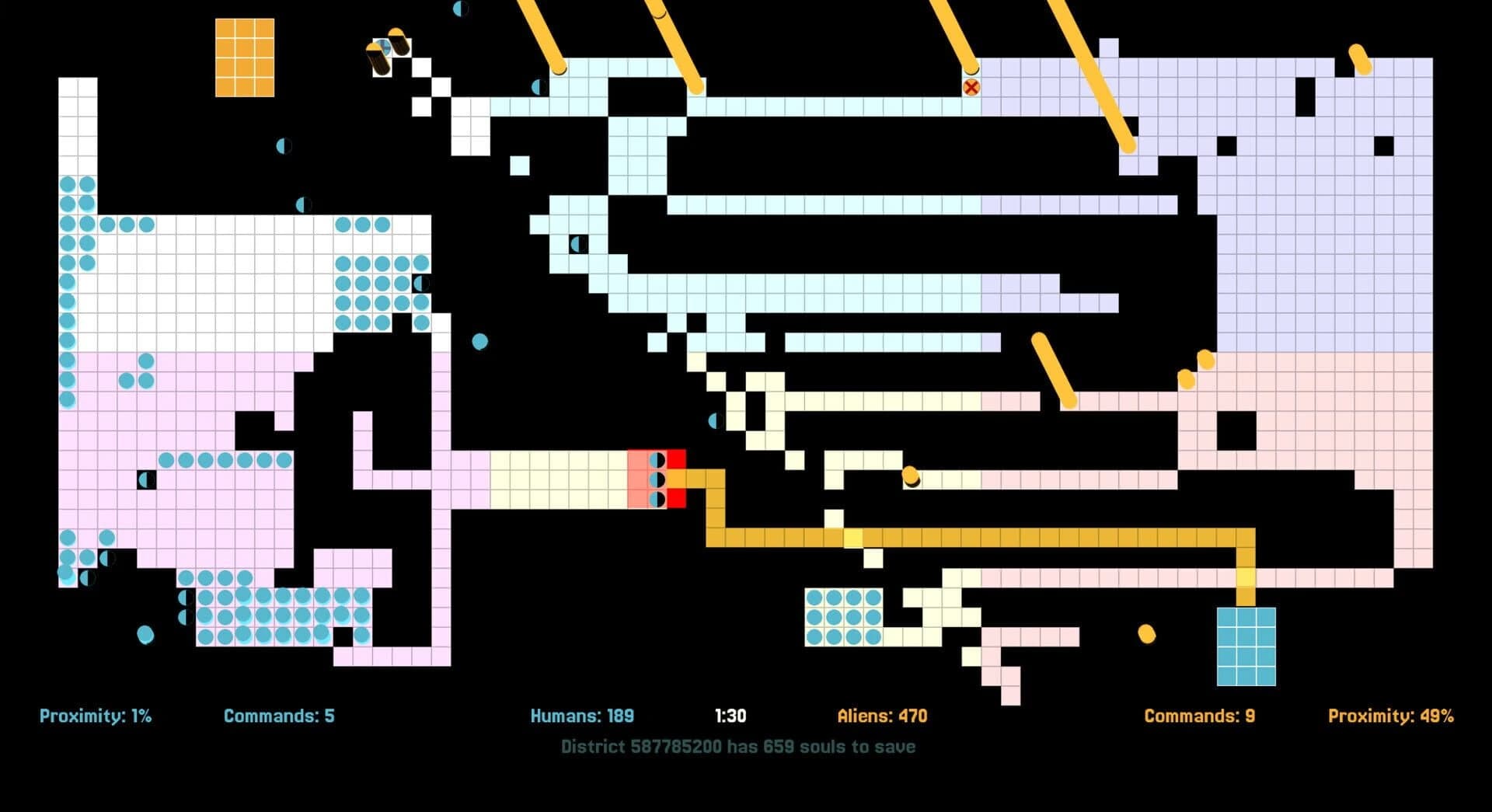 Tiny Pods Rescue: 2D Board Game Edition screenshot 4