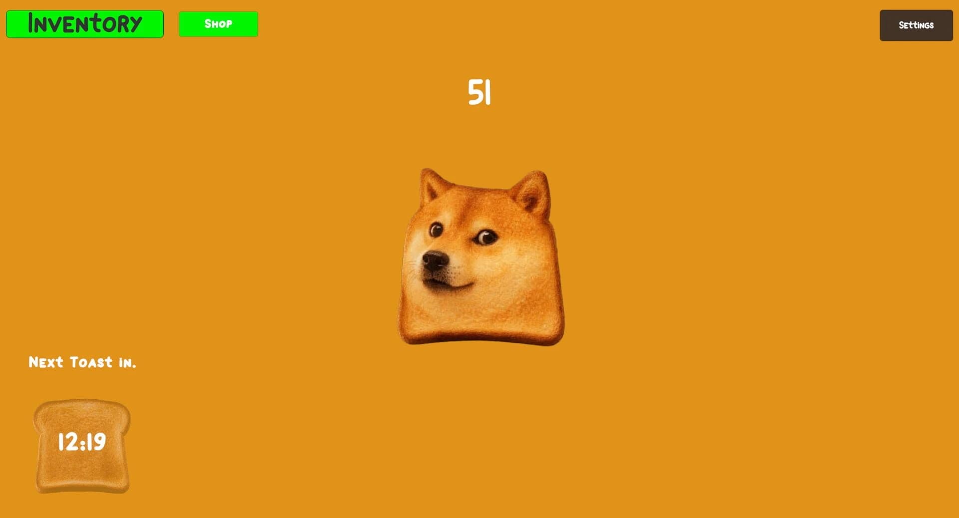 Toast Clicker screenshot 1