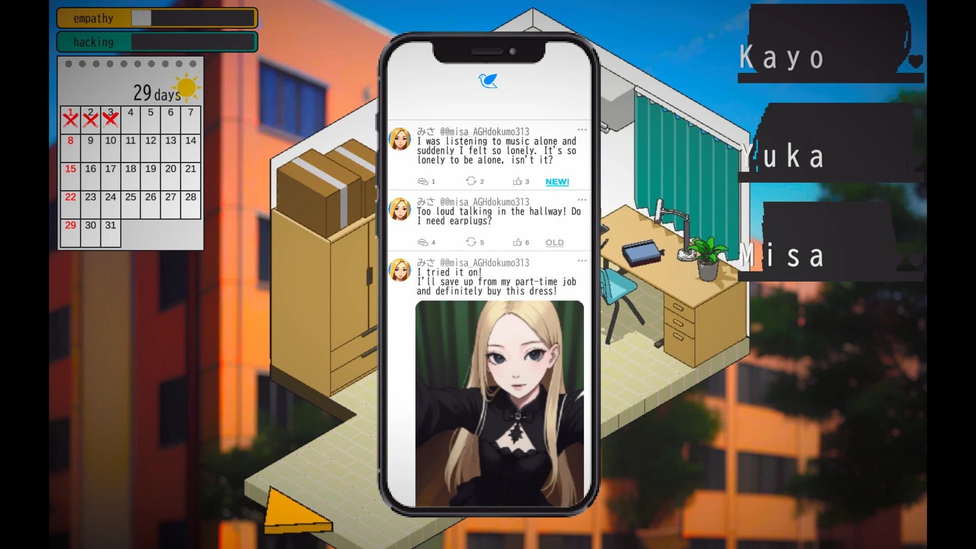 Tokyo College Girls: The Nerd & Queen Bees screenshot 1