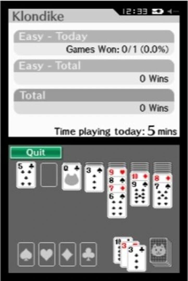 Touch Solitaire screenshot 1