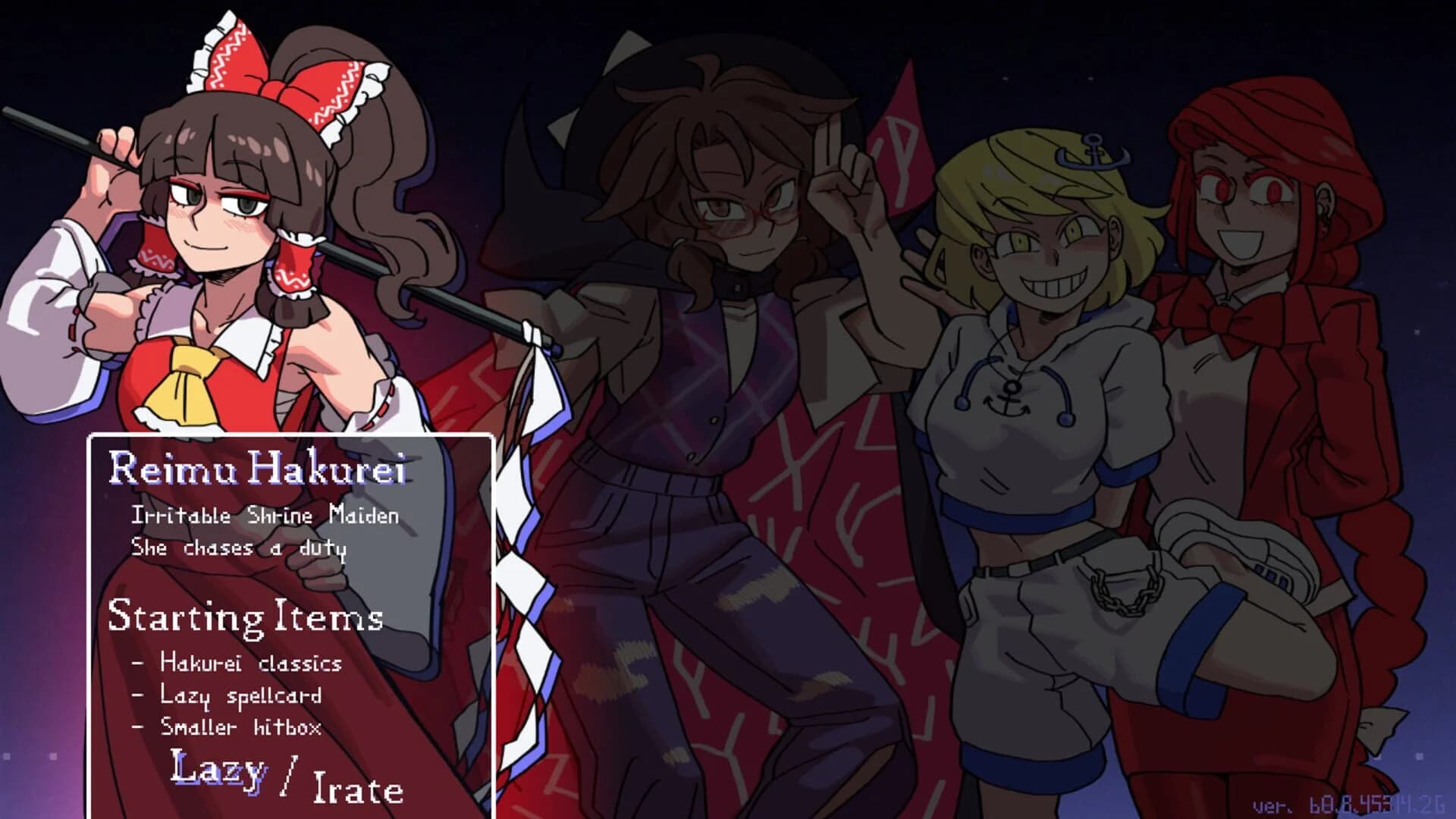 Touhou Lensed Night Sky, Kaseigai screenshot 1