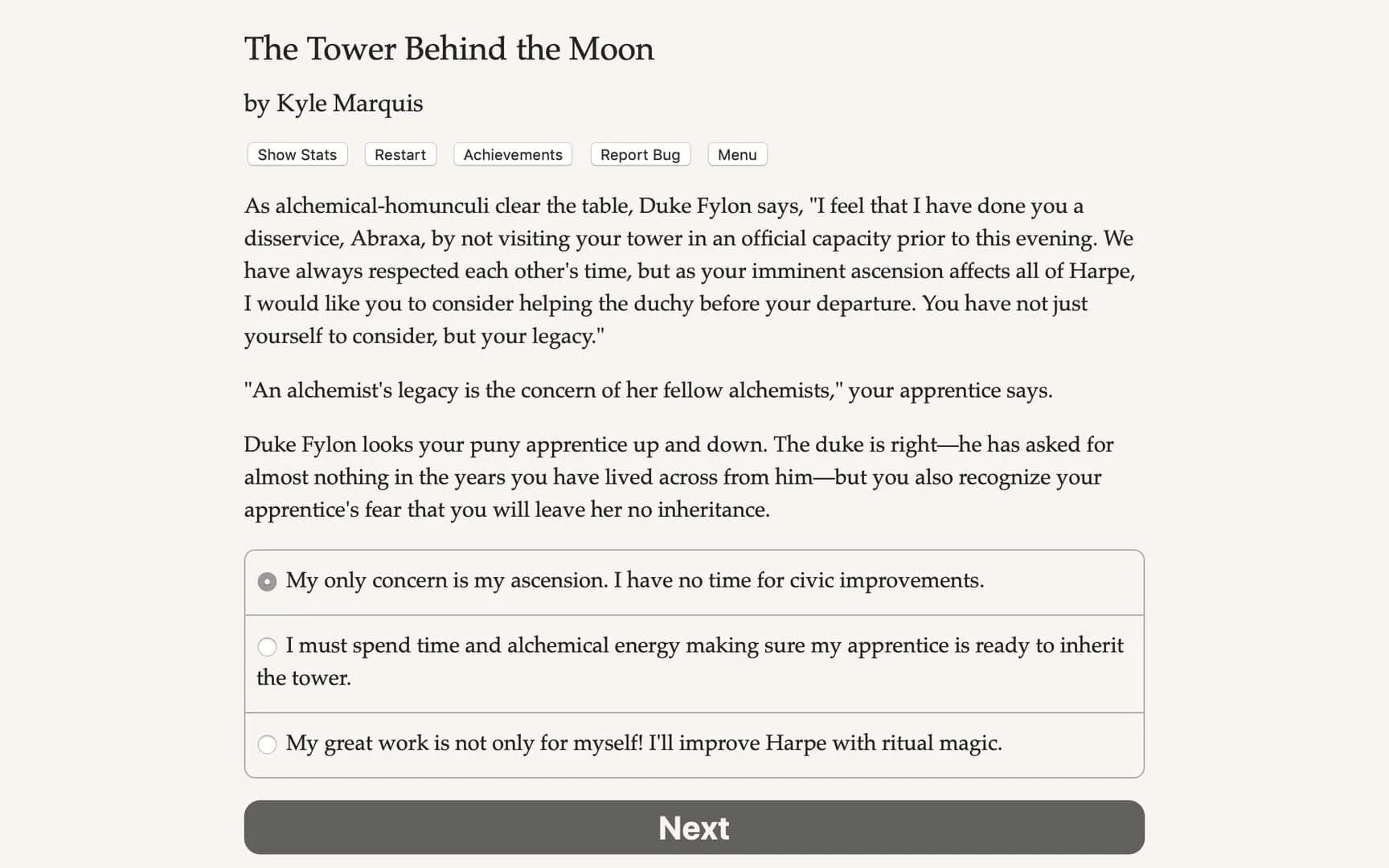 Tower Behind the Moon screenshot 1