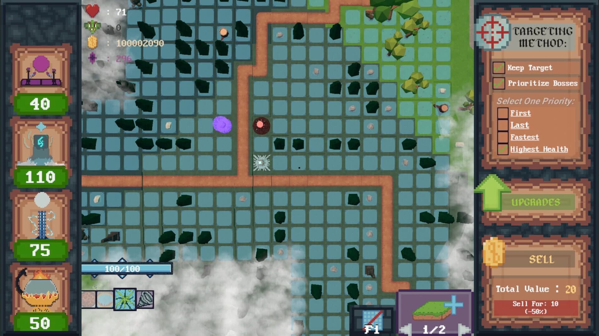 Tower of Grimoiria screenshot 1