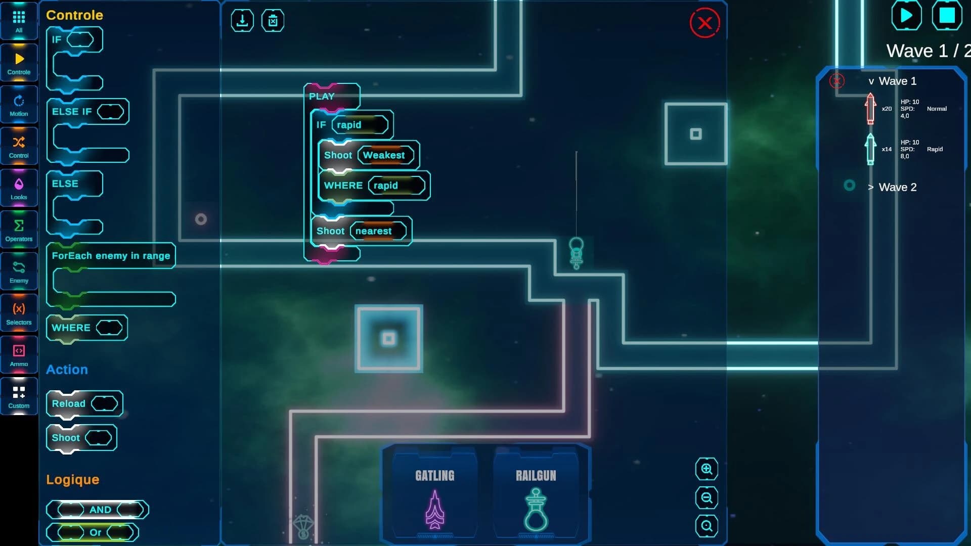 Tower.Defense(): Program the Fight screenshot 2