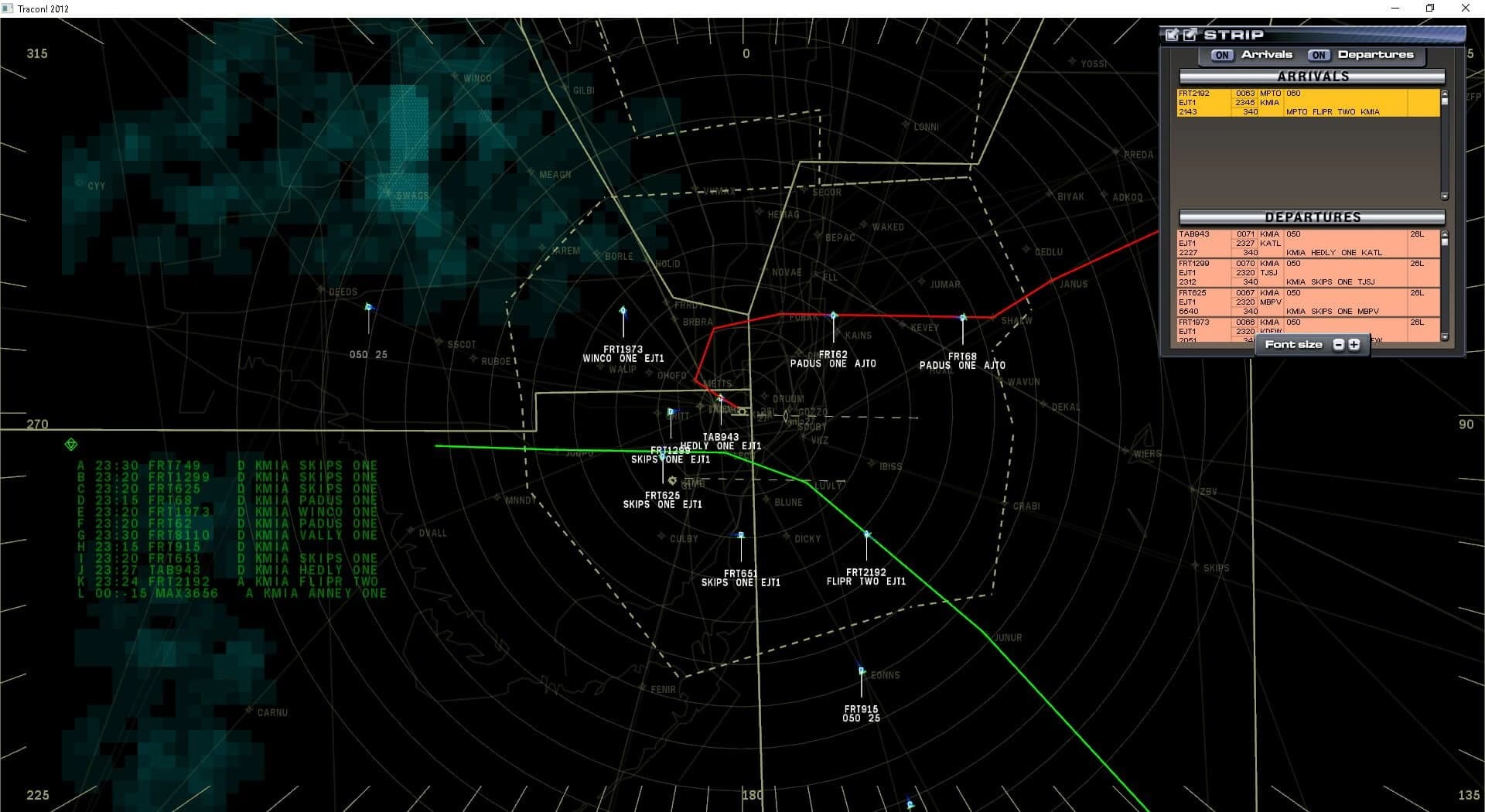 Tracon!2012:SE screenshot 3