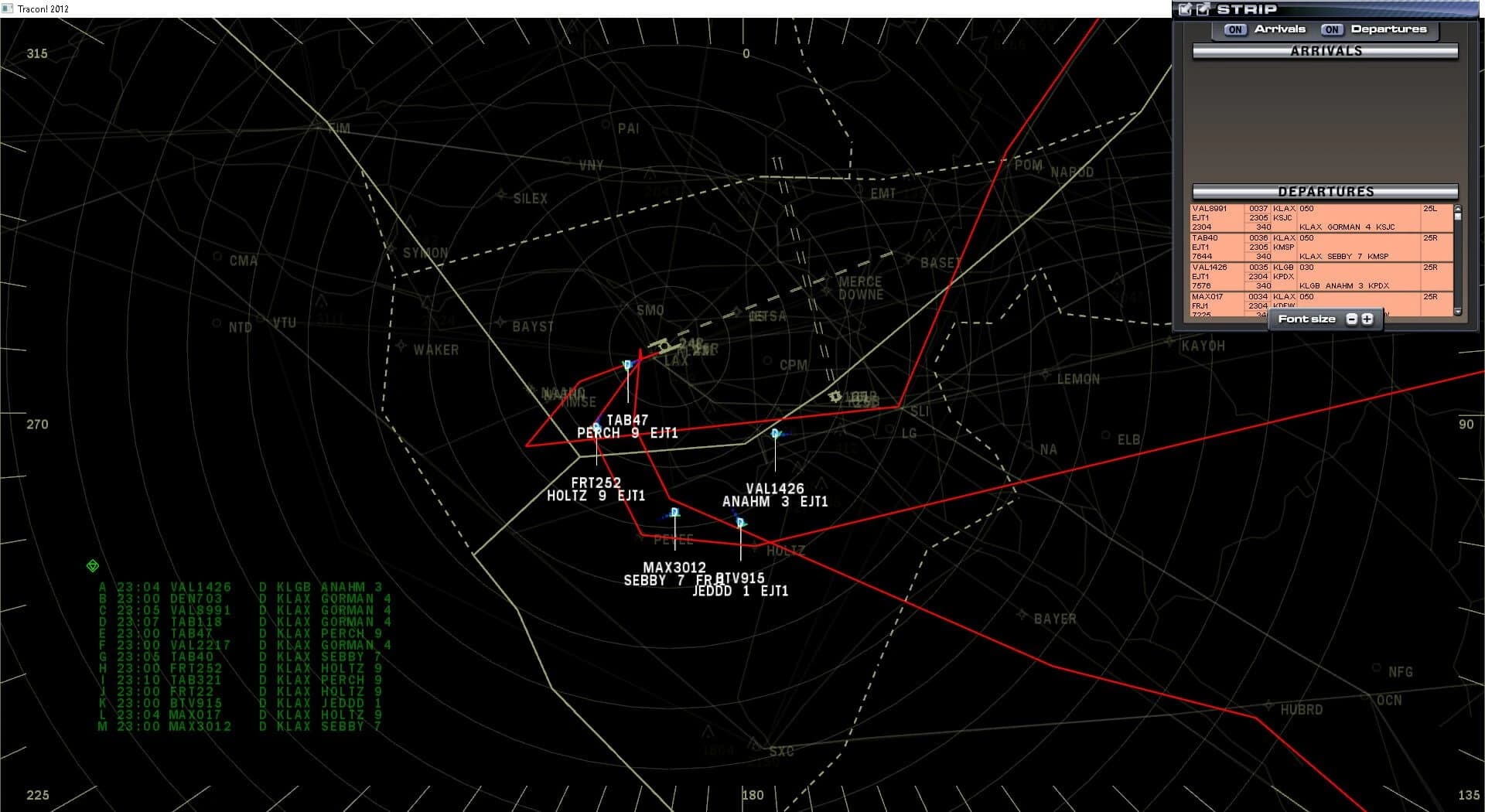 Tracon!2012:SE screenshot 2