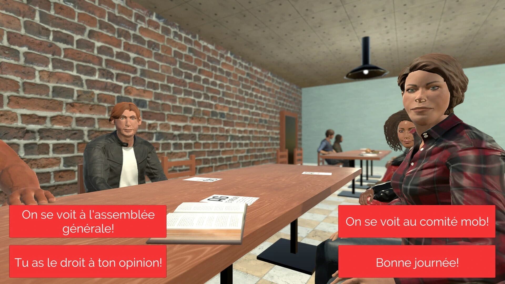 Tractage aux Portes 2: Mob a la Cafeteria screenshot 2