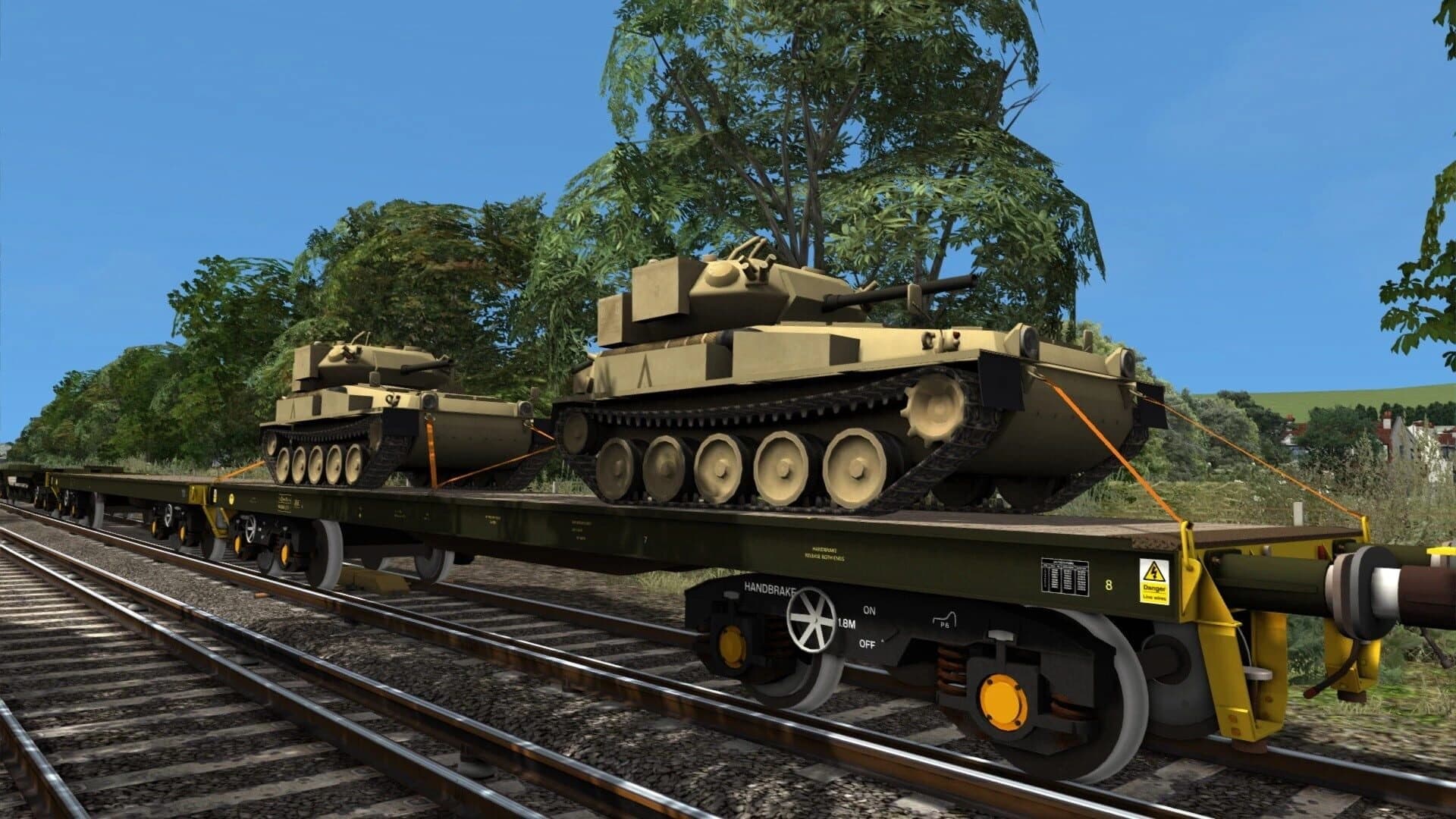 Train Simulator: UK Military Wagon Pack screenshot 2