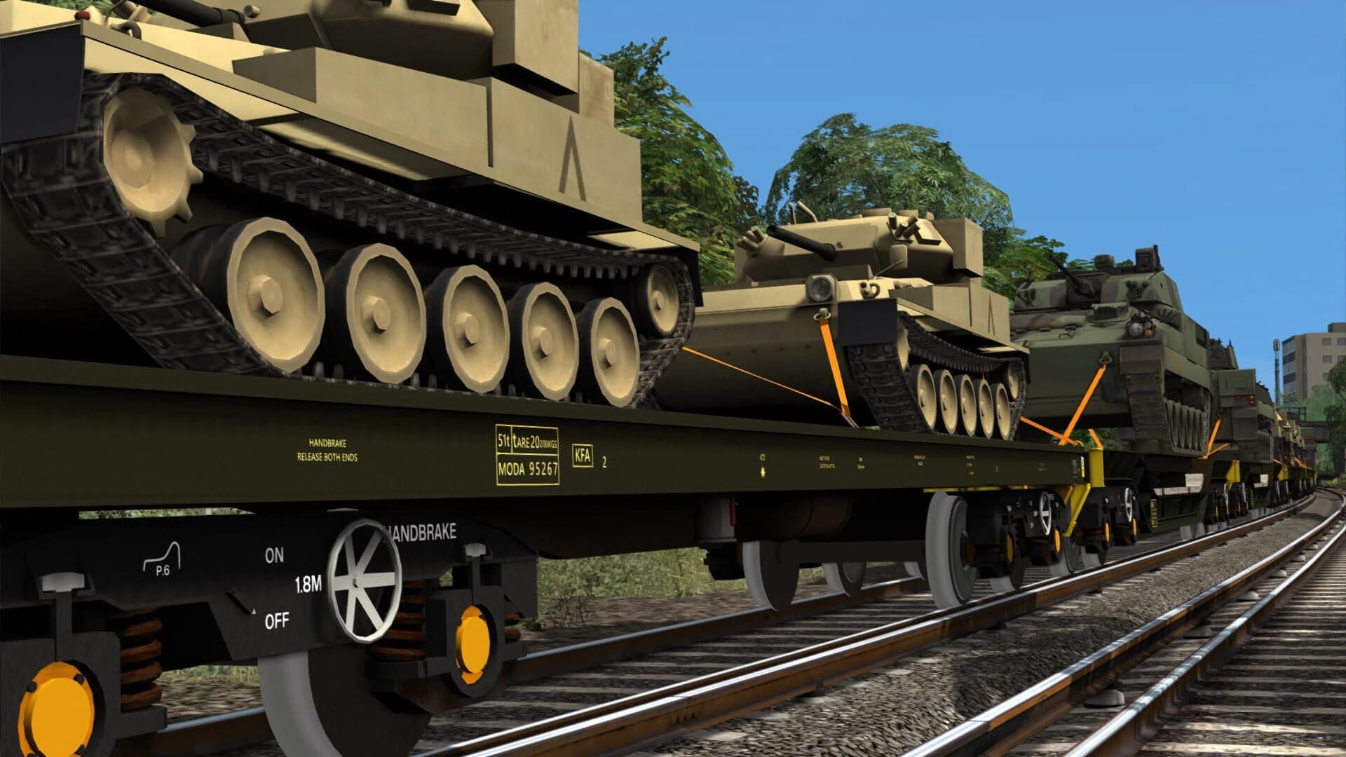 Train Simulator: UK Military Wagon Pack screenshot 3