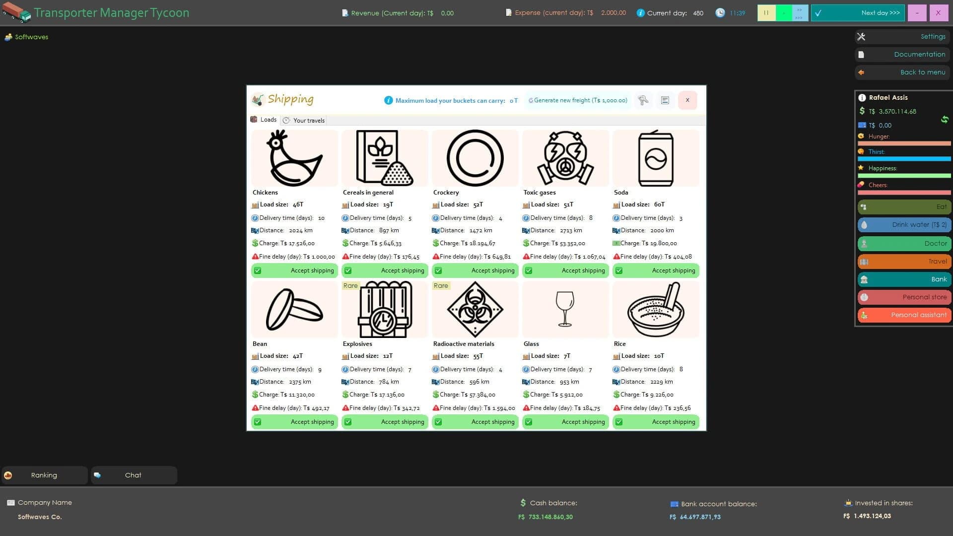 Transporter Manager Tycoon screenshot 2