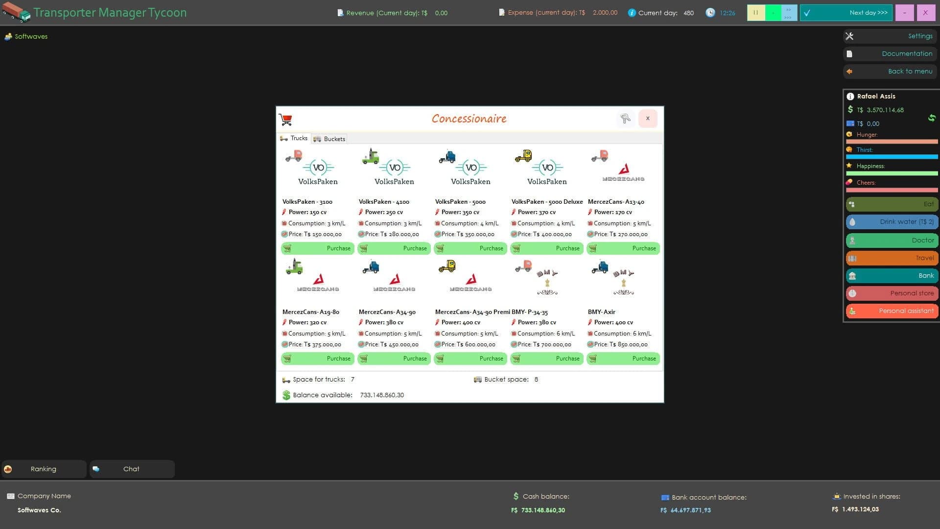 Transporter Manager Tycoon screenshot 3