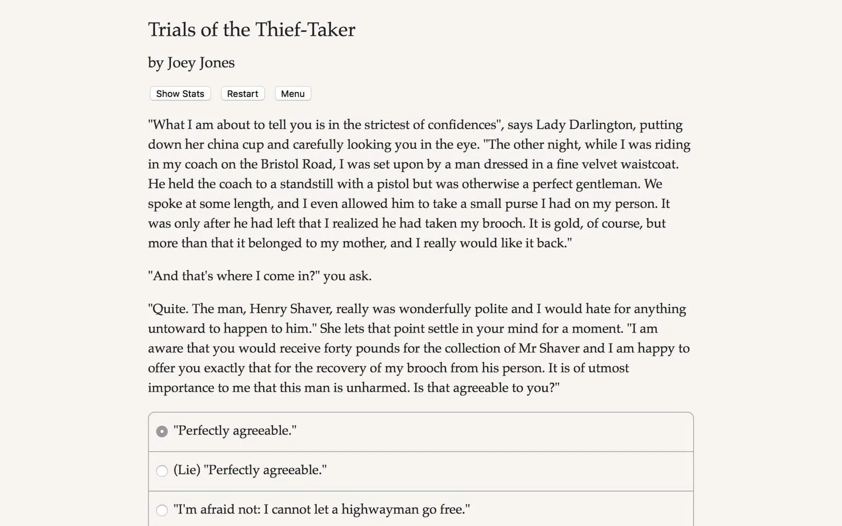 Trials of the Thief-Taker screenshot 1