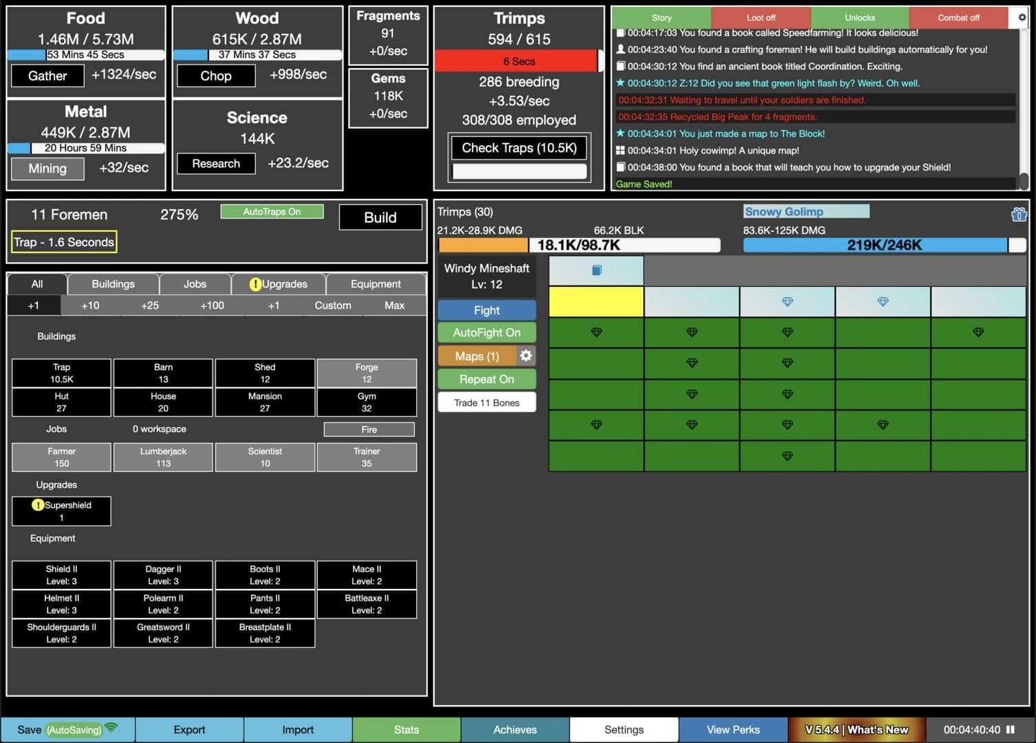 Trimps screenshot 1