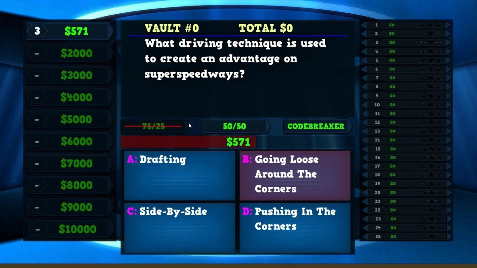 Trivia Vault: Auto Racing Trivia screenshot 2
