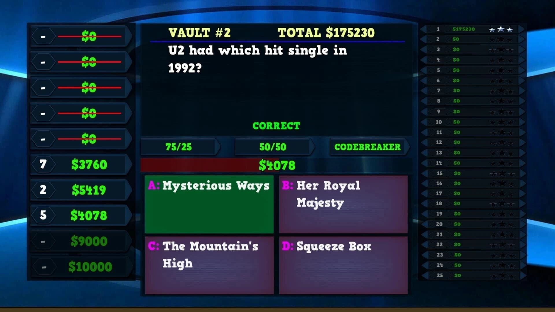 Trivia Vault: Music Trivia screenshot 2